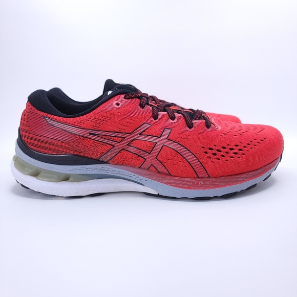Asics Other - Asics Gel-Kayano 28 Men’s Size 9 Electric Red Athletic Running Shoes 1011B189